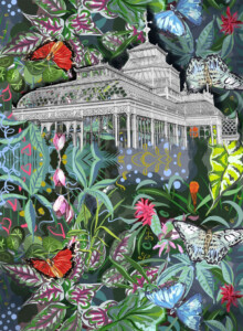 Hothouse with Butterfiles